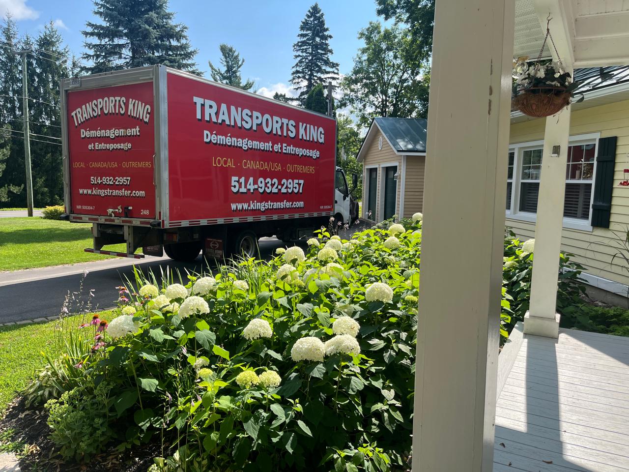 Kings Transfer Montreal Truck in Front of House Beauty Shot Local Moving Montreal: Make Your Move with Confidence